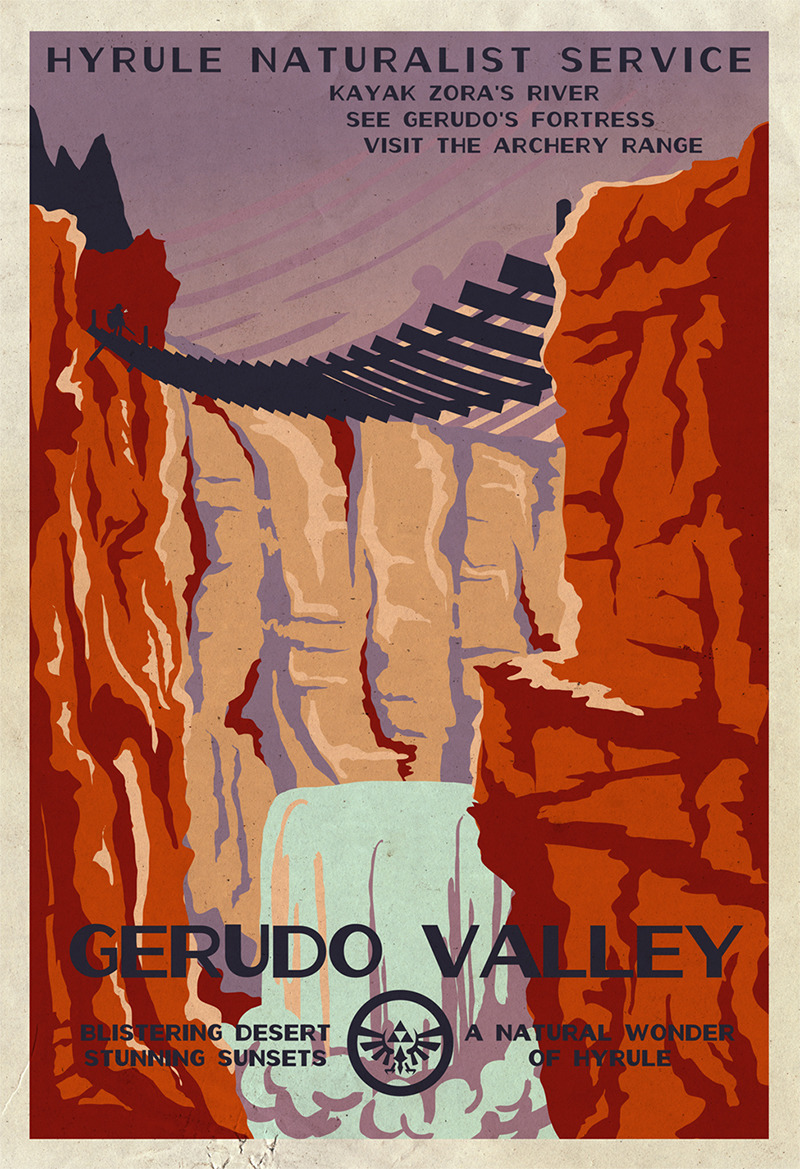 Gerudo Valley by Kate Moore