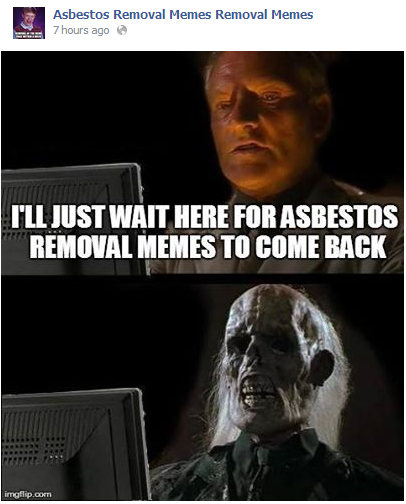 asbestos removal memes on Tumblr