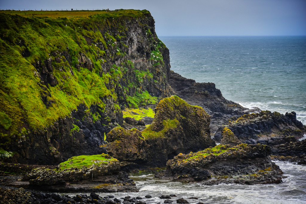 Cliffs along the Giant&rsquo;s Causeway - County Antrim Northern Ireland by mbell1975