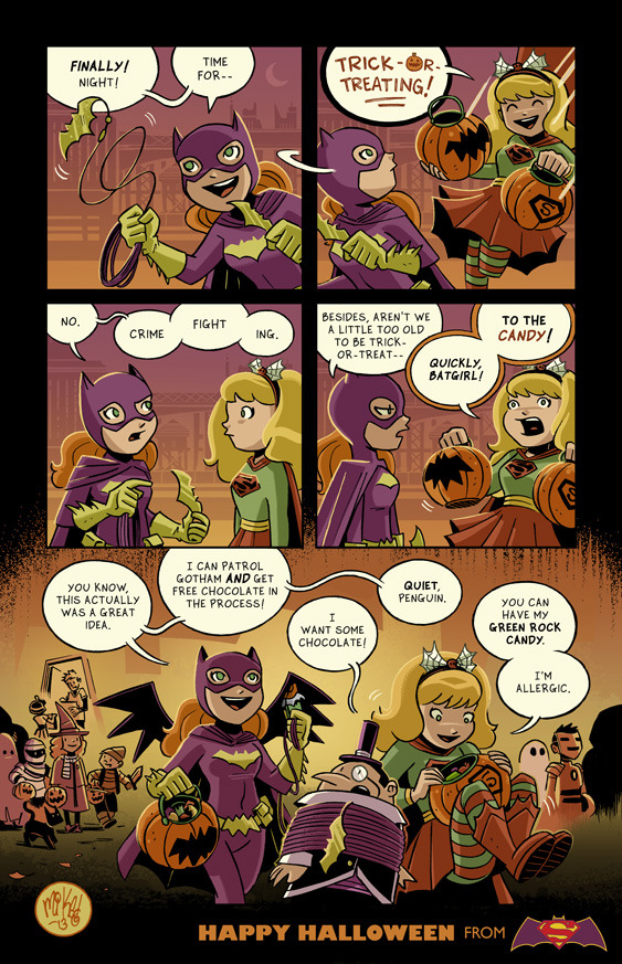 operation space cat is go (A new Batgirl/Supergirl comic for ...