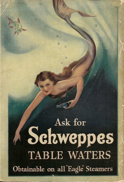 tallulahdreaming:Mermaid Schweppes Advert