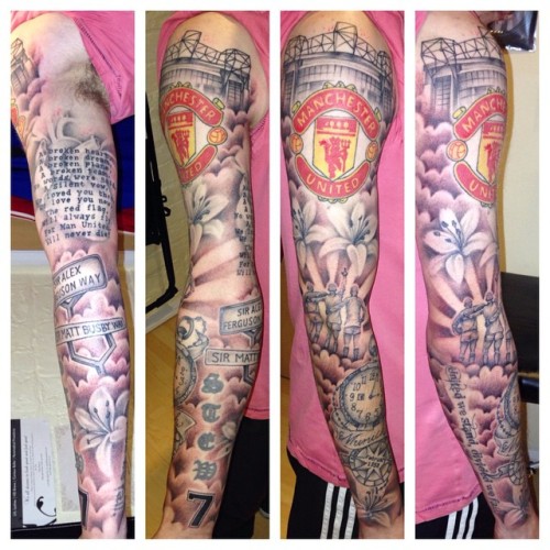 oldtrafford #manchesterunited #manutattoo #football #sleeve #tattoo ...