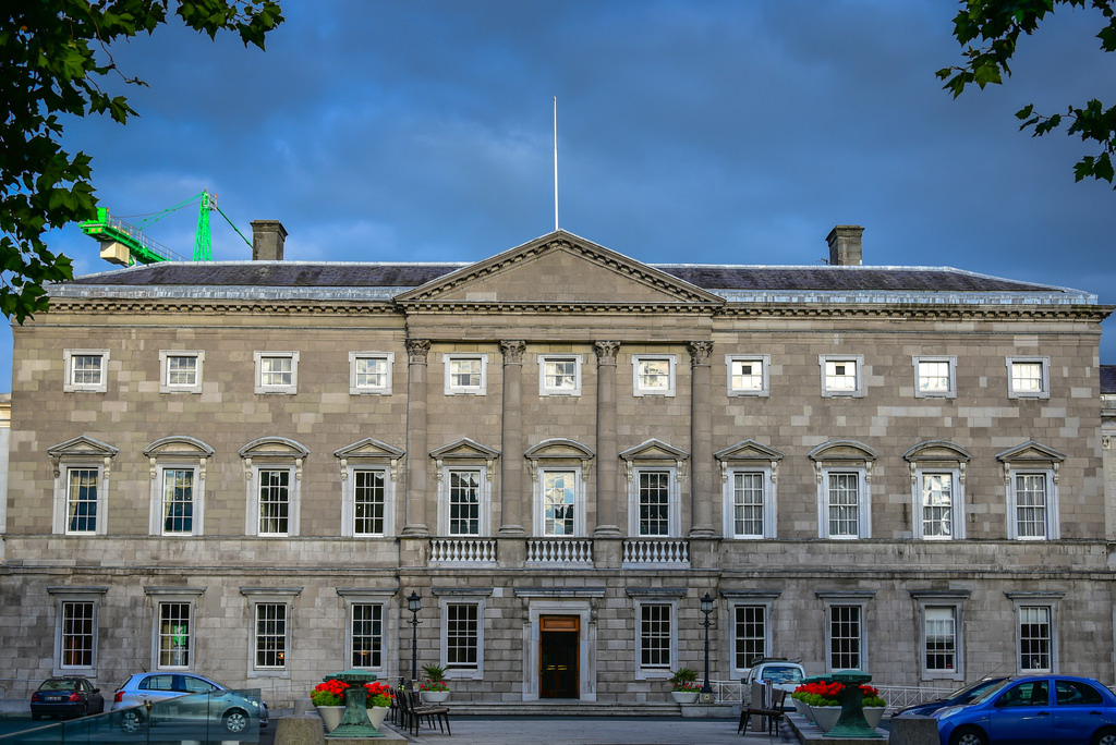 Leinster House (Irish Parliament Building) - Dublin Ireland by mbell1975