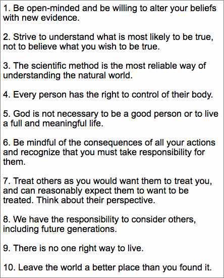 confrontingbabble-on:

Suggested secular humanist principles…to live by…From http://time.com/3582354/heres-a-secular-alternative-to-the-ten-commandments/