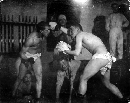 boxing match from 1900