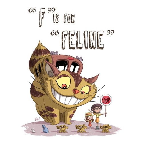 New &ldquo;ABCDEFGeek&rdquo;! &ldquo;F&rdquo; Is For &ldquo;Feline&rdquo;. Watch for a new entry every week. #drawing #photoshop