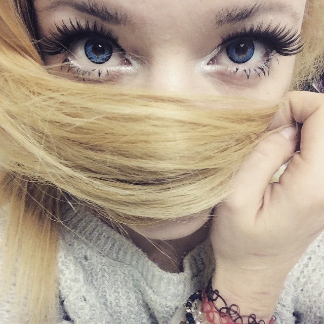 #makeup #eyes #girl #blonde #me