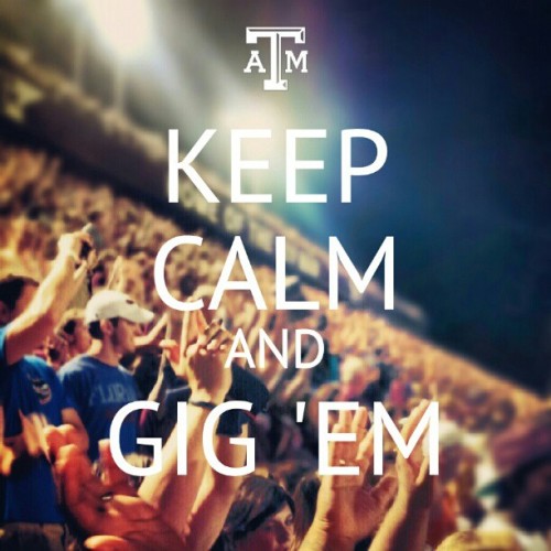mr-jorge:

I just can’t stop making thesrs #KeepCalm pictures! #Aggies #tamu #Instagram #GigEm #Kyle #AnM #Logo #Whoop #Students #InstaLike #Maroon #White #CollegeStation #CStat #Traditions (at Kyle Field)
