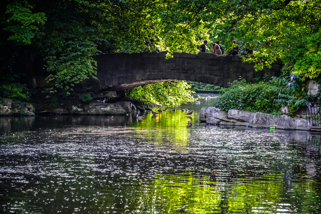 Lake at St Stephen&rsquo;s Green - Dublin Ireland by mbell1975