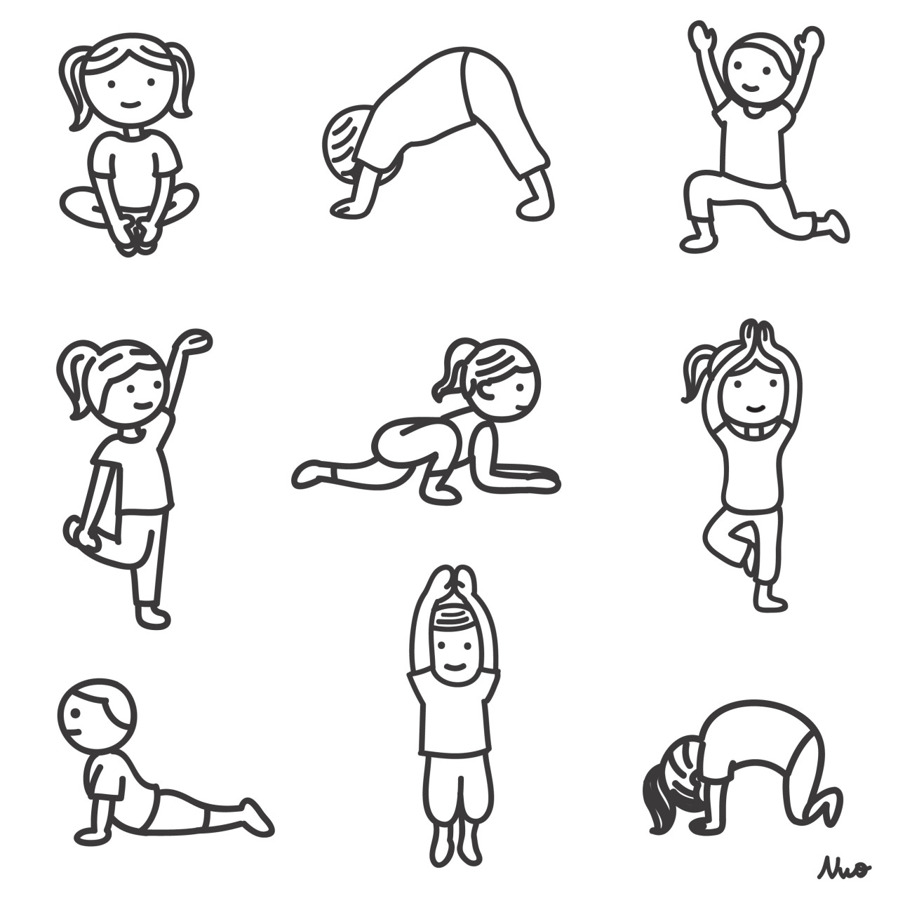 Yoga for kids, Kids yoga printables, Preschool yoga