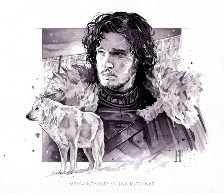 Game of Thrones - Jon Snow by Robert Hendrickson