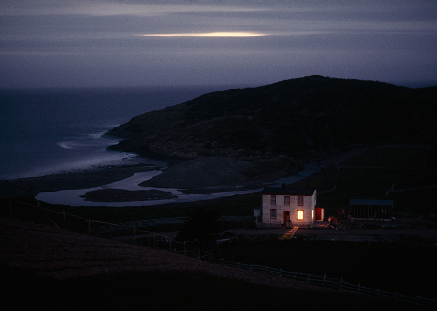 A solitary fisherman&rsquo;s home keeps watch on quiet Placentia Bay in Newfoundland, Canada, 1974.Photograph by Sam Abell, National Geographic Creative