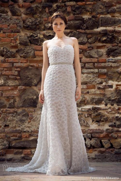 Francesca Miranda Wedding Dress Fall 2014 Bridal Collection