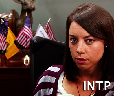 April Ludgate (Parks and Recreation)- INTP... - tv types