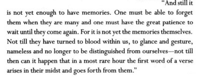 Rainer Maria Rilke - from The Notebooks of Malte Laurids Brigge