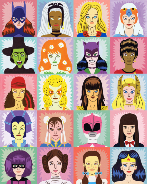 Heroine and Villainesses
A new wrapping paper design I created for Urban Graphic&#8217;s Toasted range. Soon to be available from a variety of stockists!