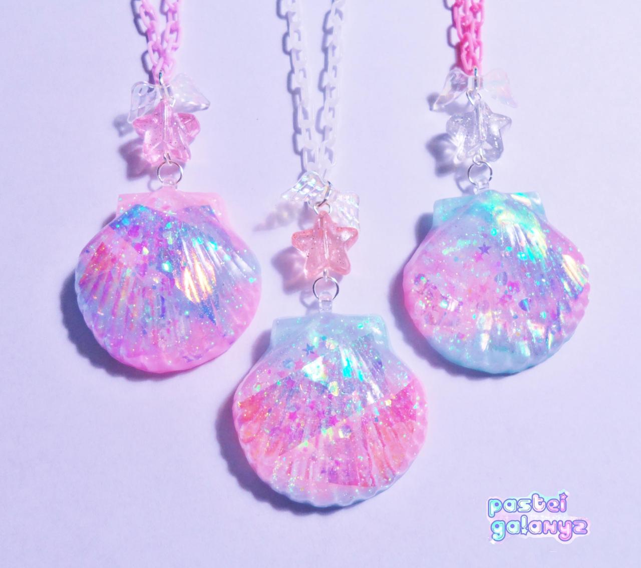 Kawaii Galaxy Unicorn Necklaces Mermaid Pop Kei Sale Magical