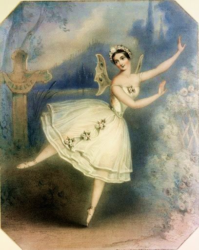 Carlotta Grisi in the ballet Giselle