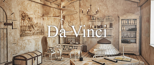 Reconstrucción del taller de Leonardo Da Vinci