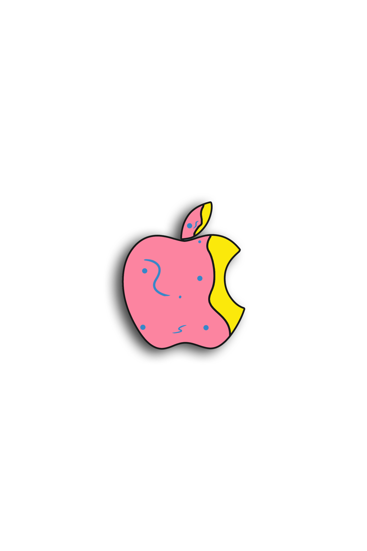 女の子向け お洒落可愛い Appleアップル ロゴ Iphone Android スマホ壁紙 素材 Naver まとめ