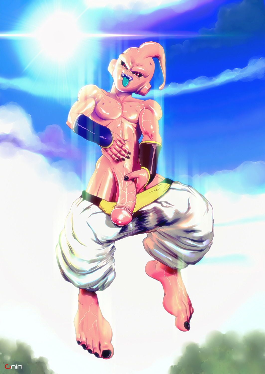 Yo!Always wanted to paint Kid Buu in this pose! Happened! Wahoo! So yeah, here’s a little quickie for you guys.Cya soon!XOXO Gnin