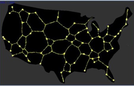 amydentata:

nfdystopian:

impossibletospell:

gxesio:

deaexlibris:

acquaintedwithrask:

thatssoscience:

Slime mold was grown on an agar gel plate shaped like America and food sources were placed where America’s large cities are. 
The result? A possible look at how to best build public transportation. 
I just really like the idea of slime mold on a map of the US. It’s beautiful.

I’m—
holy shit

I have a raging science ladyboner right now.

I’d love if we could do it on a state-by-state basis.

That same slime mold once affirmed that the Tokyo subway is pretty well-designed.  

Using slime molds as a calculator.
Using slime molds as a calculator.
Using slime molds as a calculator.

Natural computation: it’s a thing, and it’s awesome. What is the universe but a really, really complicated computer?
