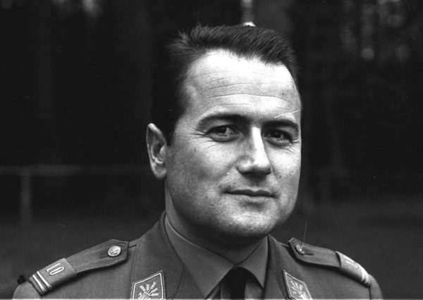 Joseph “Sepp” Blatter’s portrait during his service in the Swiss Army, 1966