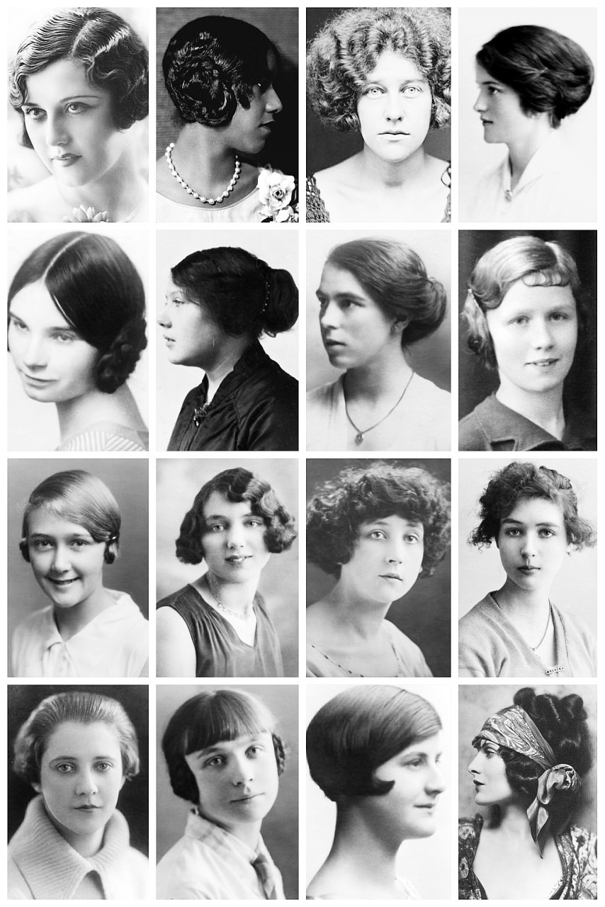 1920’s Hairstyles A collection of 1920’s... | THE VINTAGE ...