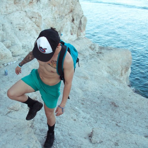 f2povphotography: went cliff diving today 💪 Luke Brooks, of the Brooks Twins.