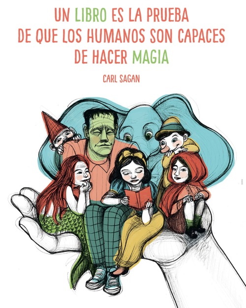 Dia Internacional del Llibre Infantil / Día Internacional del Libro Infantil / International Children’s Book Day (ilustración de Noemí Villamuza)