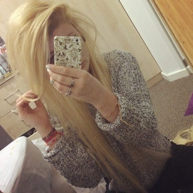 #girl #blonde #selfie #longhair