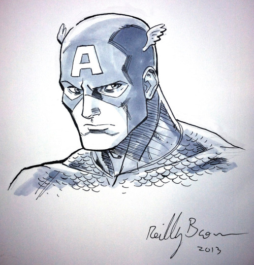 Captain America by Reilly Brown
