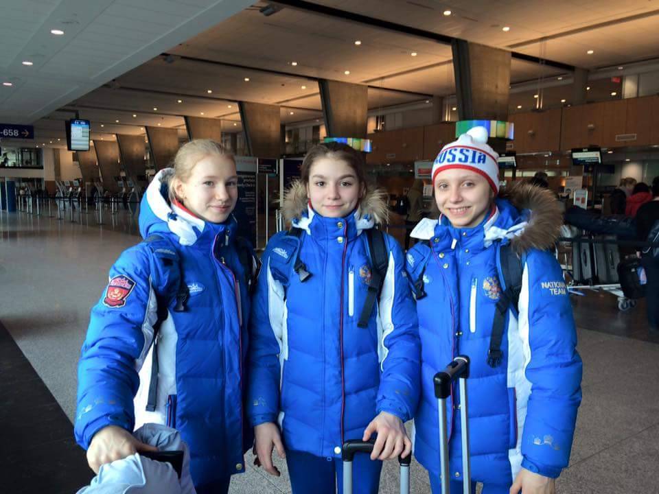 The first three Russians arrived in Montreal! (Saifulina, Perebinosova, Ilyankova). Zubova is due to arrive tomorrow.