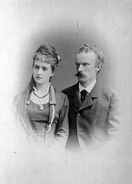 Carl-Theodor in Bavaria brother of Empress Sissi with his wife Marie-Jose