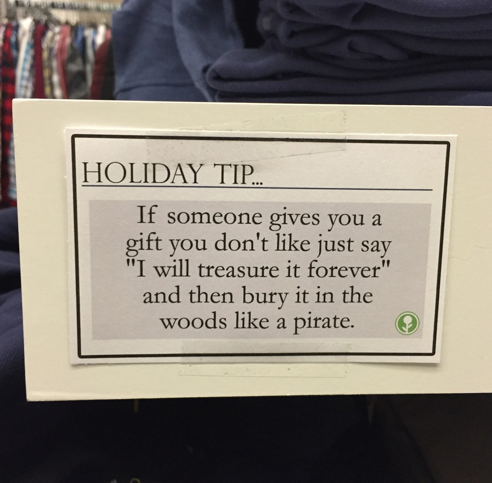 Holiday tip