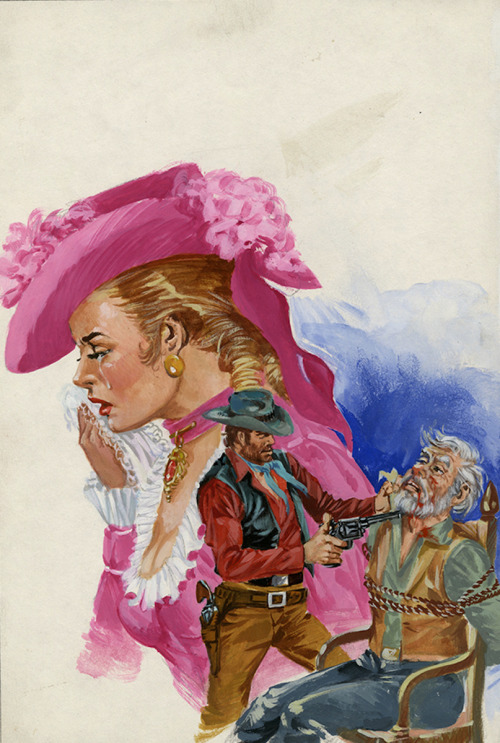gmgallery:

Cover illustration for an unknown Mexican pulp publication, 1980swww.stores.eBay.com/GrapefruitMoonGallery