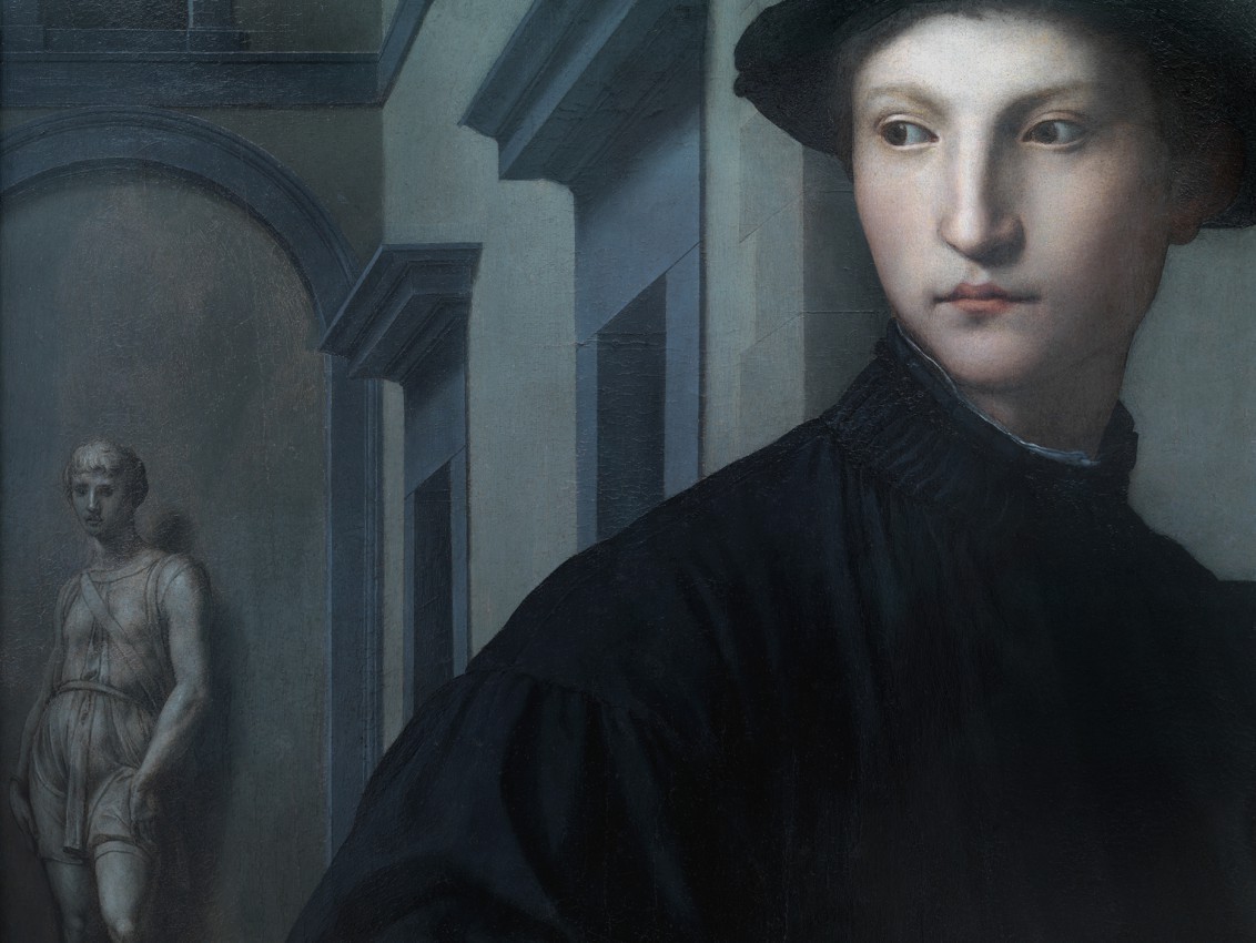 hadrian6:Detail : Portrait of Ugolino Martelli.  1536-37.Agnolo Bronzino. Italian 1503-1572. oil/panel. poplar wood.http://hadrian6.tumblr.com