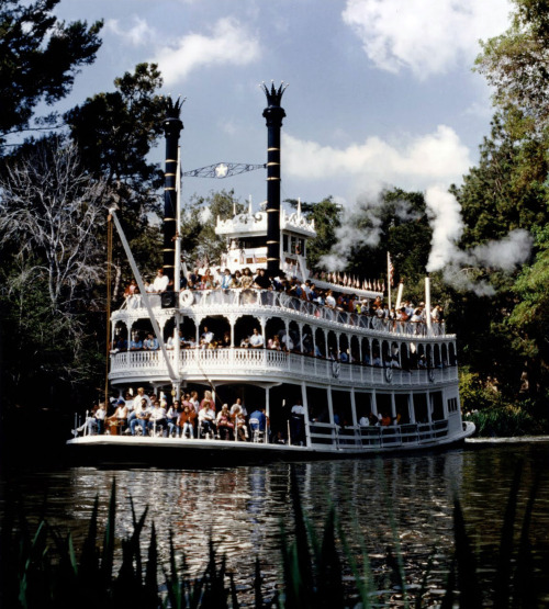 Mark Twain Riverboat via Vintage Disneyland Tickets