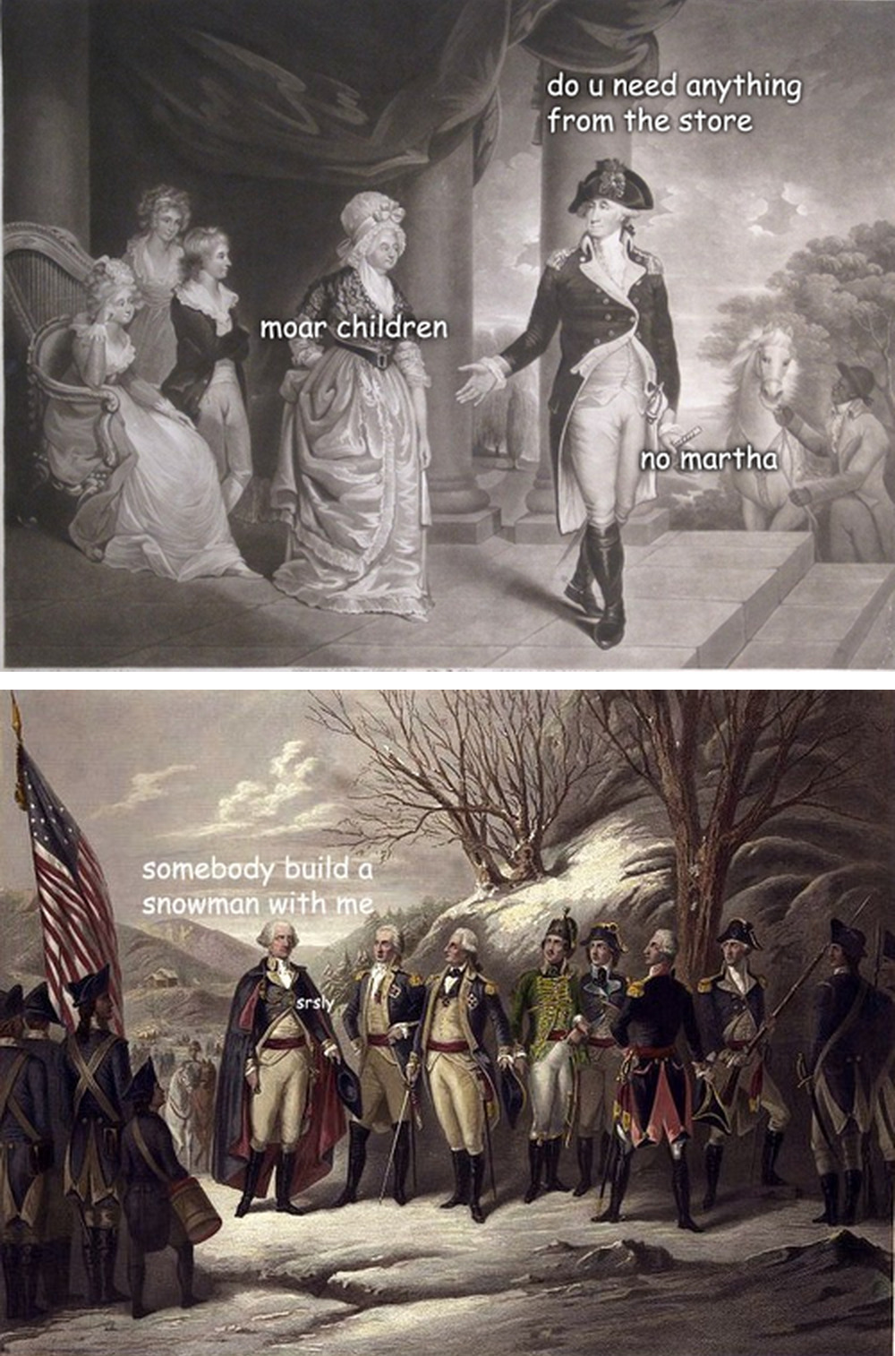 tastefullyoffensive:

The Adventures of George Washington by LadyHistoryPart Two
