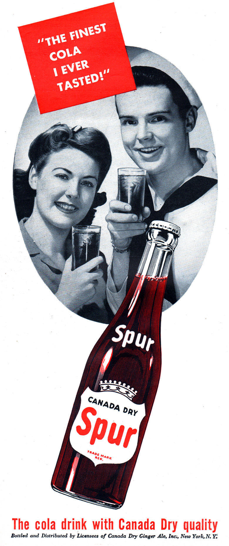 Canada Dry 'Spur' cola - 1943