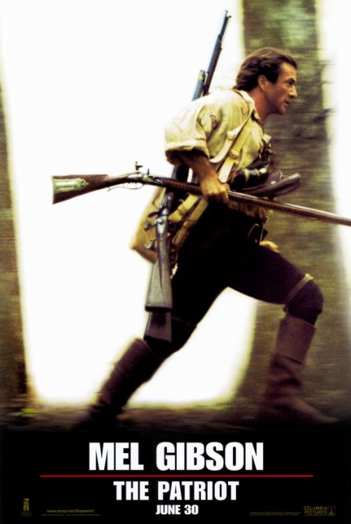 badassposters:

The Patriot- Guerrilla warfare is a lot more fun when it’s Mel Gibson running through woods working on our side. This poster is courtesy of our 70th follower, Pia.

Get some.