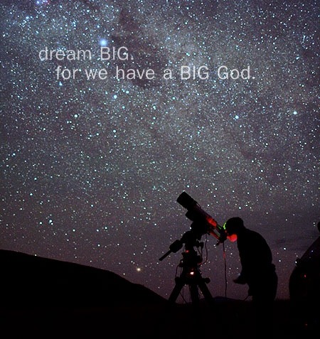 He can do BIG things in our lives if we will let Him :)