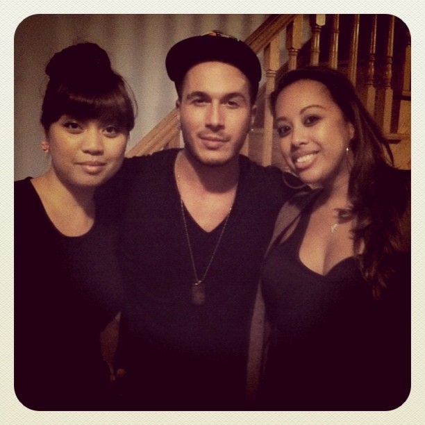 On set with @DaRealSD&#8230;thnx @katherinetorres and @ctorres3 for assisting me ;) xoxo (Taken with instagram)