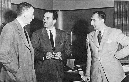 (Left to right) Rachmaninoff, Walt Disney, Horowitz
1942