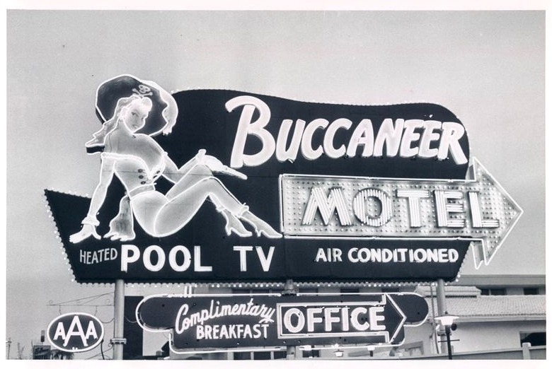 Buccaneer Motel Treasure Island, Saint Petersburg, Florida U.S.A. – 1963