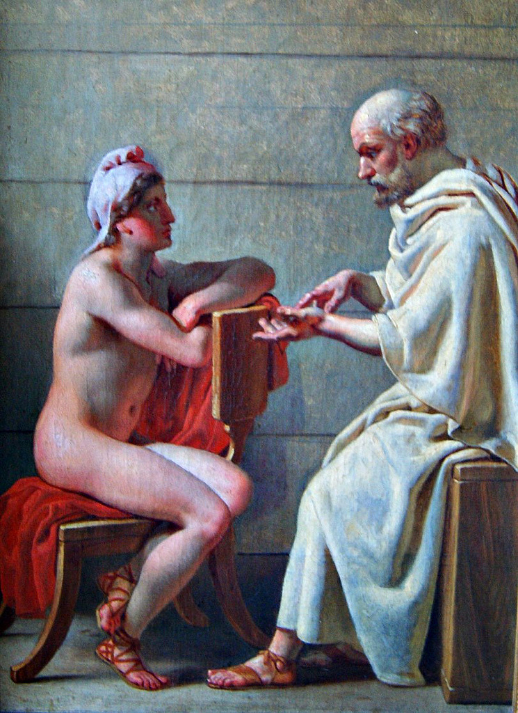 necspenecmetu:

Christoffer Wilhelm Eckersberg, Socrates and Alcibiades, c. 1813-6
