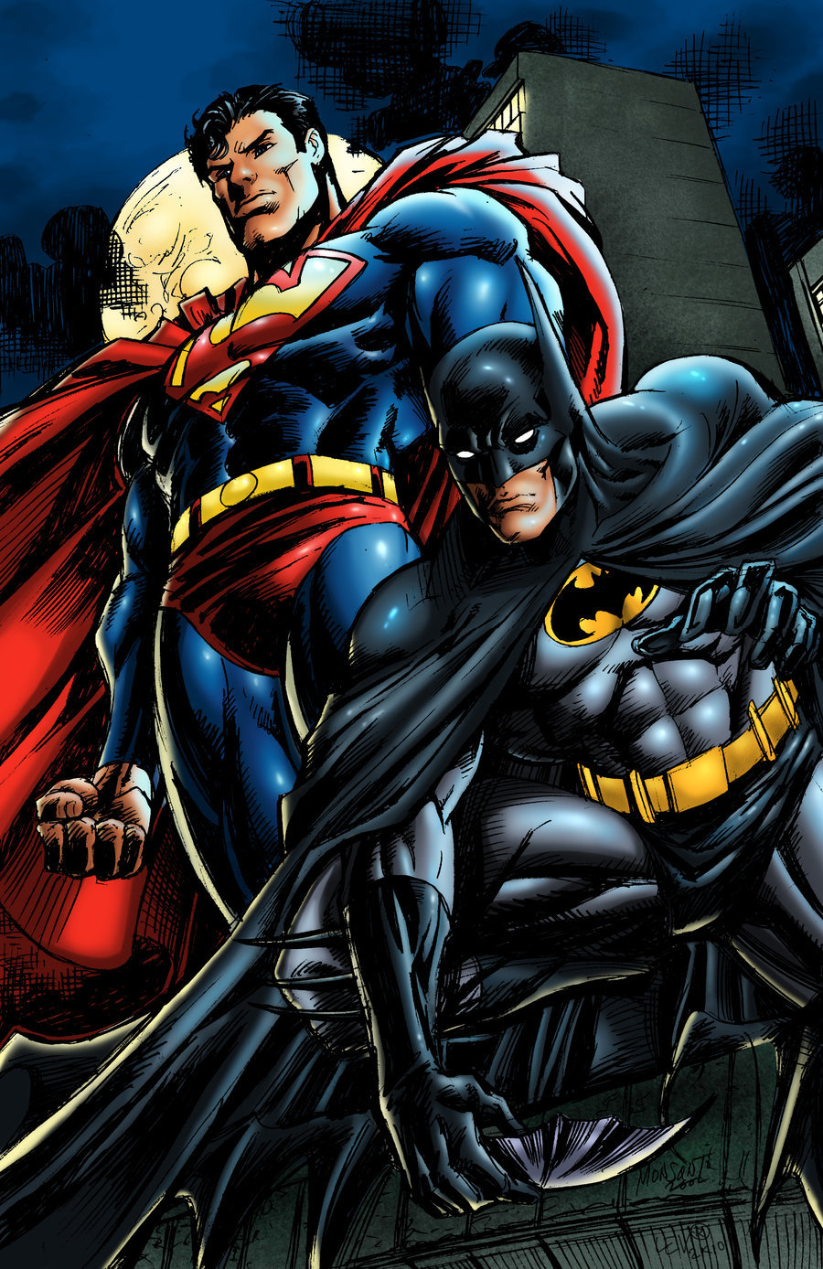 Comics Forever, Superman & Batman: Worldâ€™s Finest // artwork by...