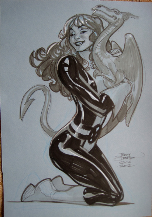 lulubonanza:

Kitty Pryde SDCC 2012 by *TerryDodson

I really do like TDod&rsquo;s ladies. I met him at ECCC a couple years ago and he is just such a nice guy, too.