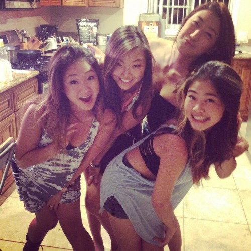 girls Asian drunk