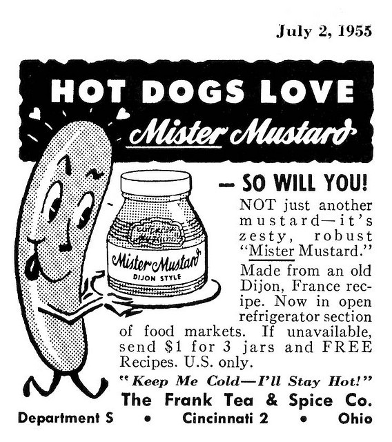 Mister Mustard - The Frank Tea and Spice Company - 1953